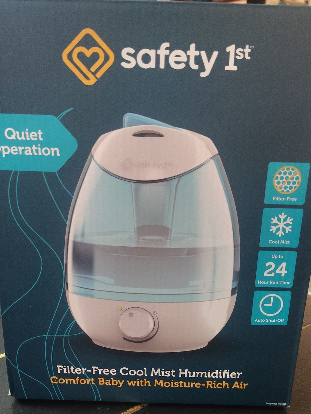 Safety 1st Blue Filter-Free Cool Mist Humidifier
